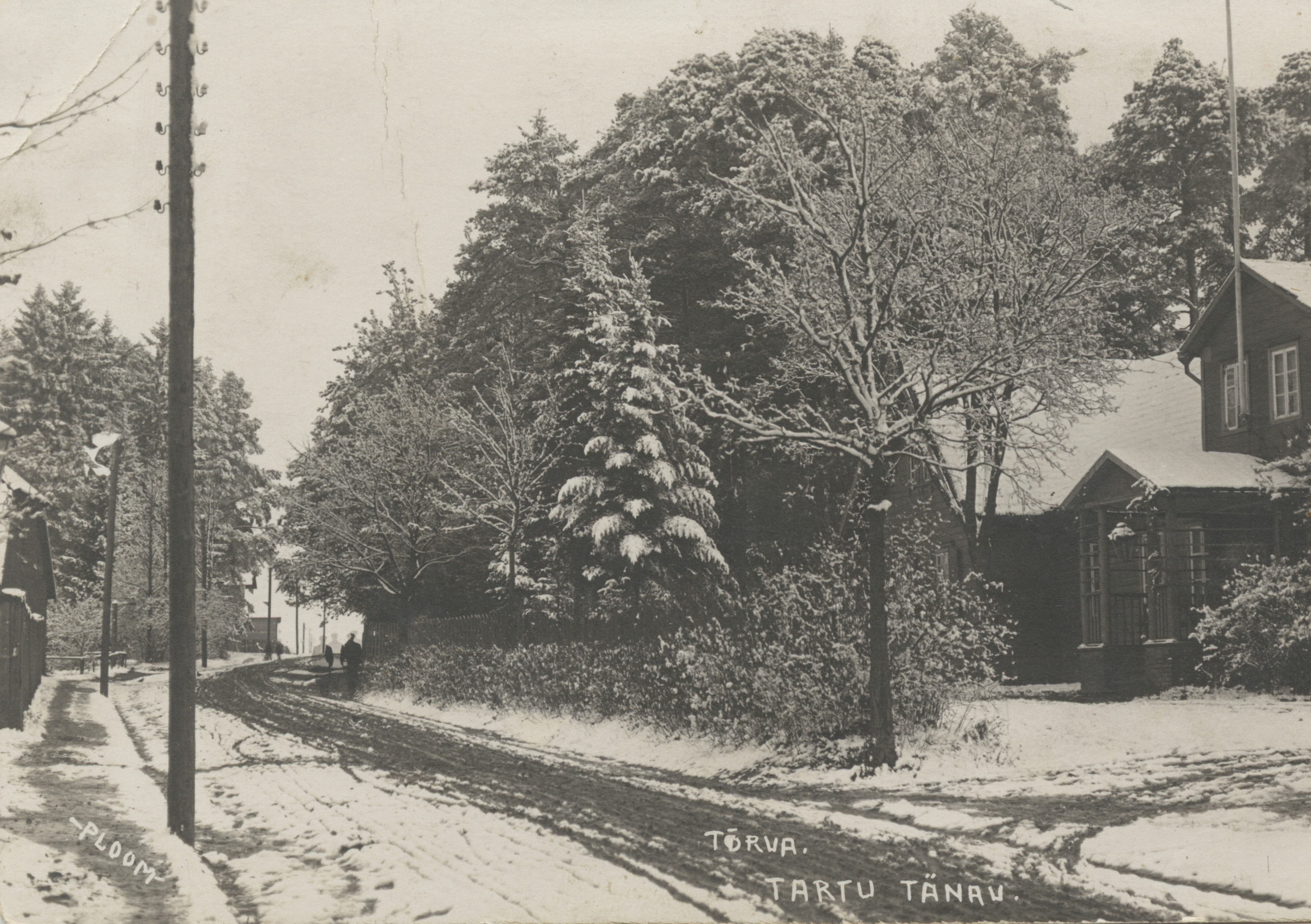 Tartu tänav – ca 1930 ja 2016