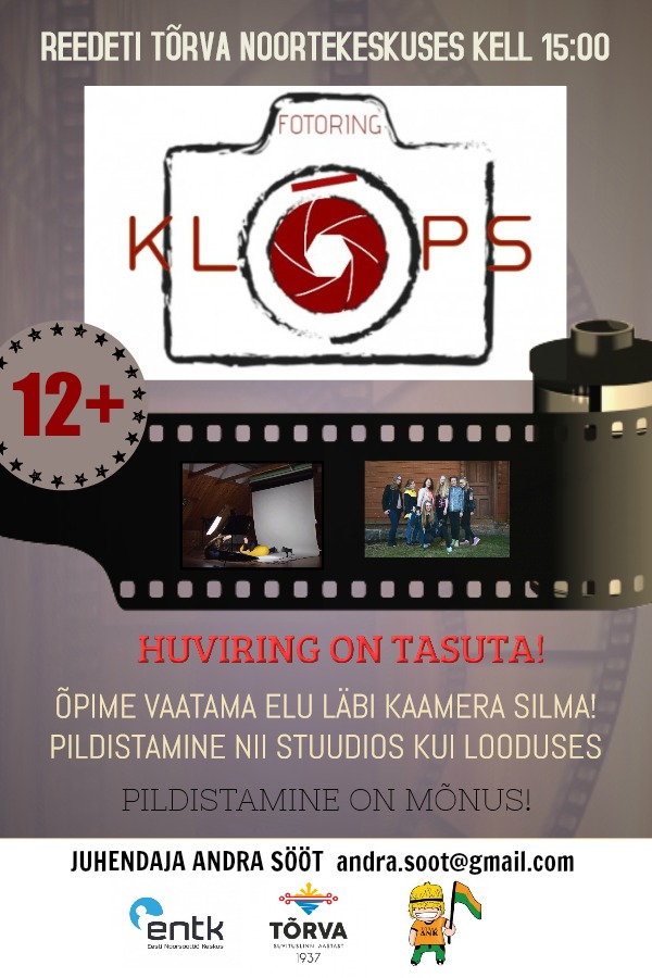 Fotoring KLÕPS ootab uusi liikmeid!