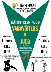 Vabavõitluse, maadluse ja judo näidistreeningud