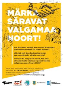 Valgamaa Noortekogu otsib aasta noort